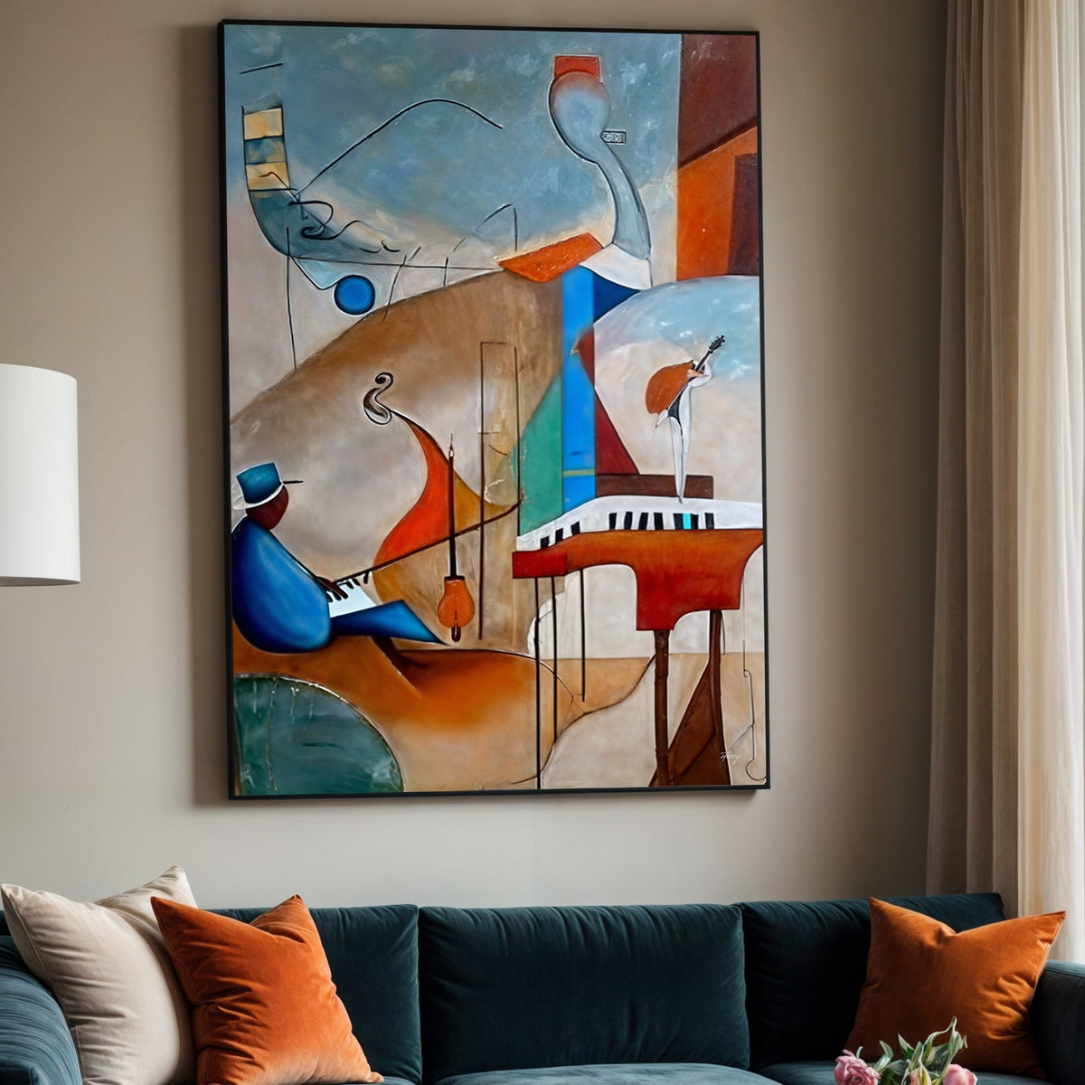 Canvas Print: "Melodic Abstraction"