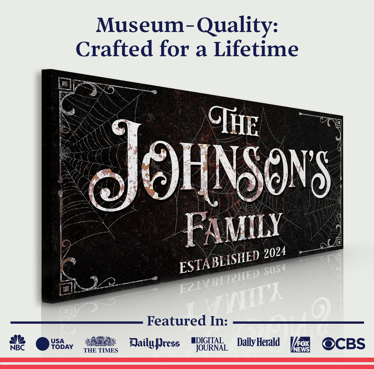 Personalized Gothic Sign
