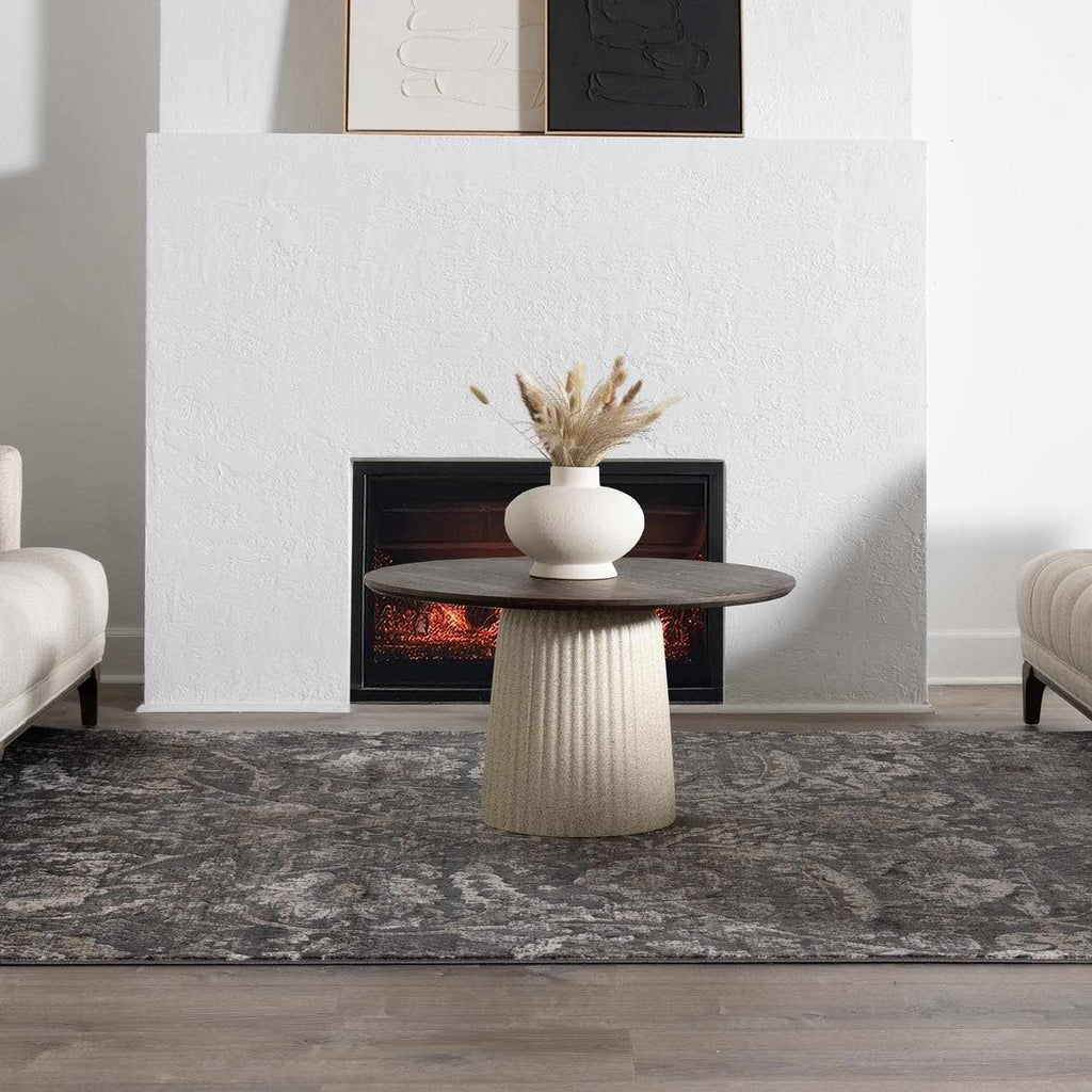 Georgiana Charcoal Area Rug