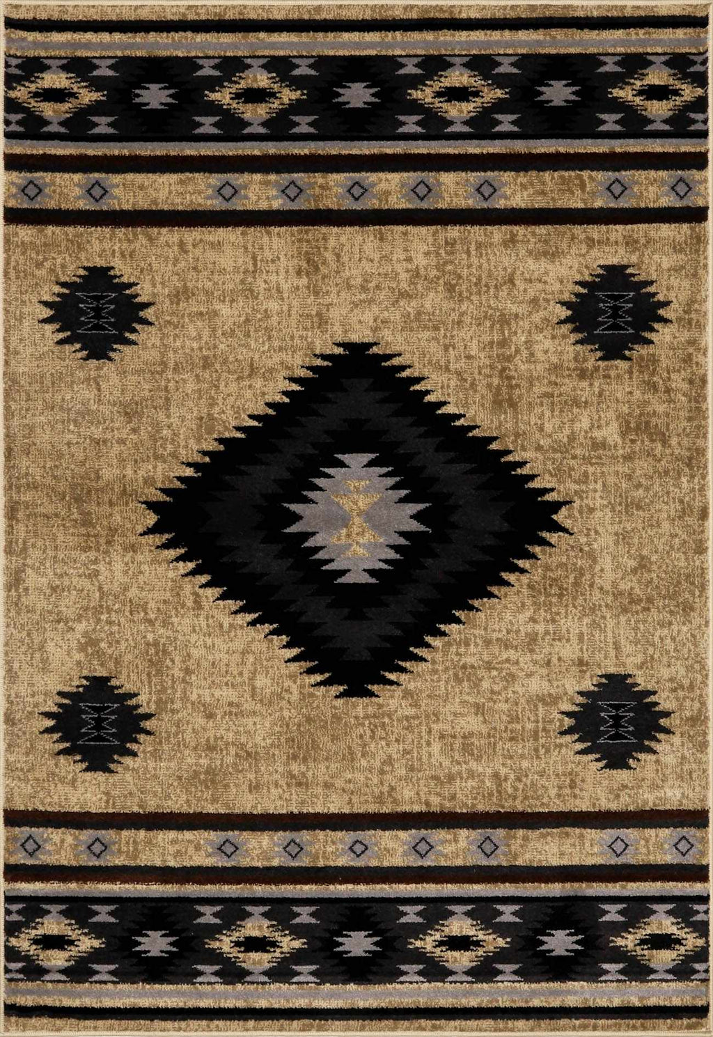 Buckhaven Brown Aztec Carpet