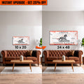 Upgrade Your 10x20 Inches 'Rustic Horse Ranch Sign' To 24x48 Inches Canvas