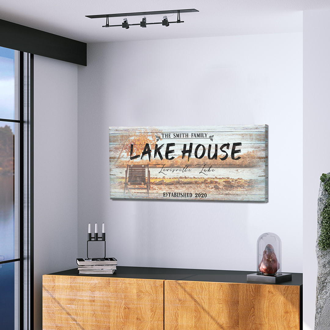 Vintage Lake House Sign