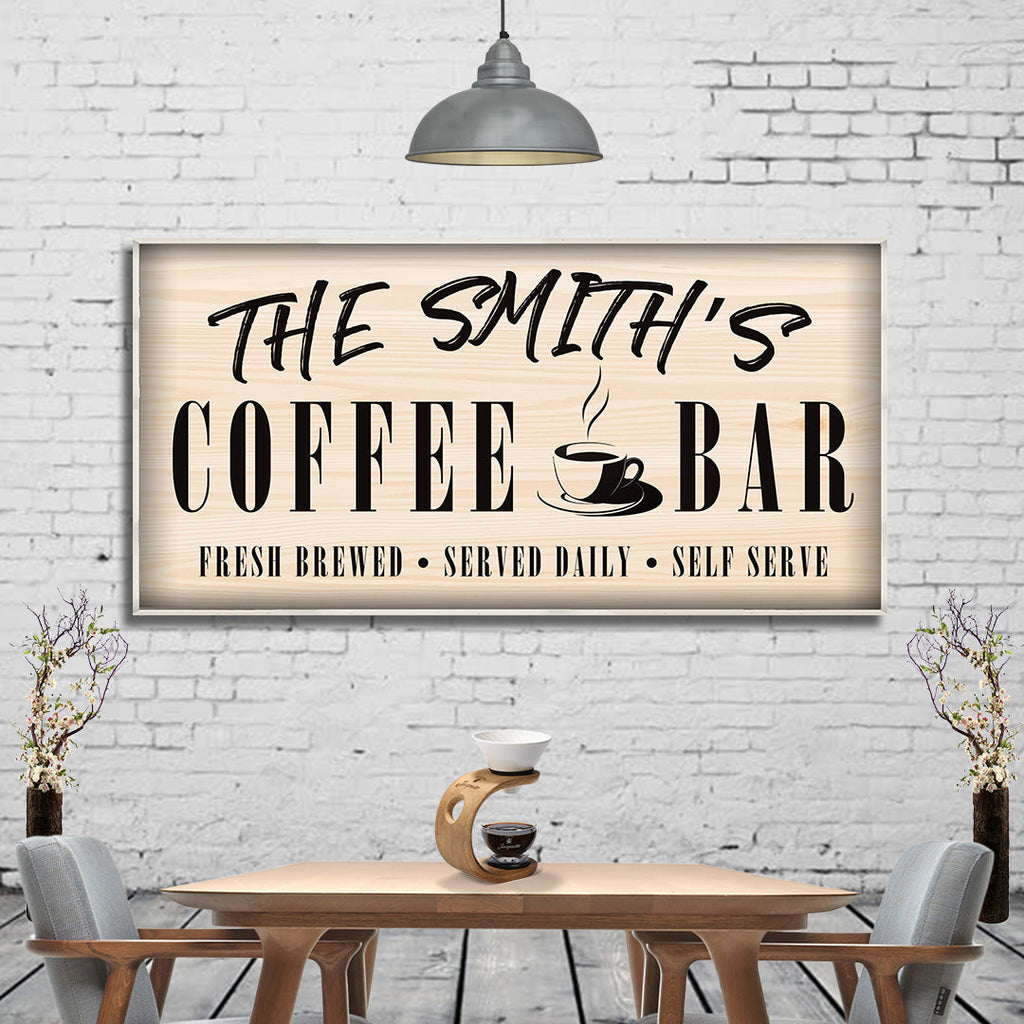 Coffee Bar Sign II