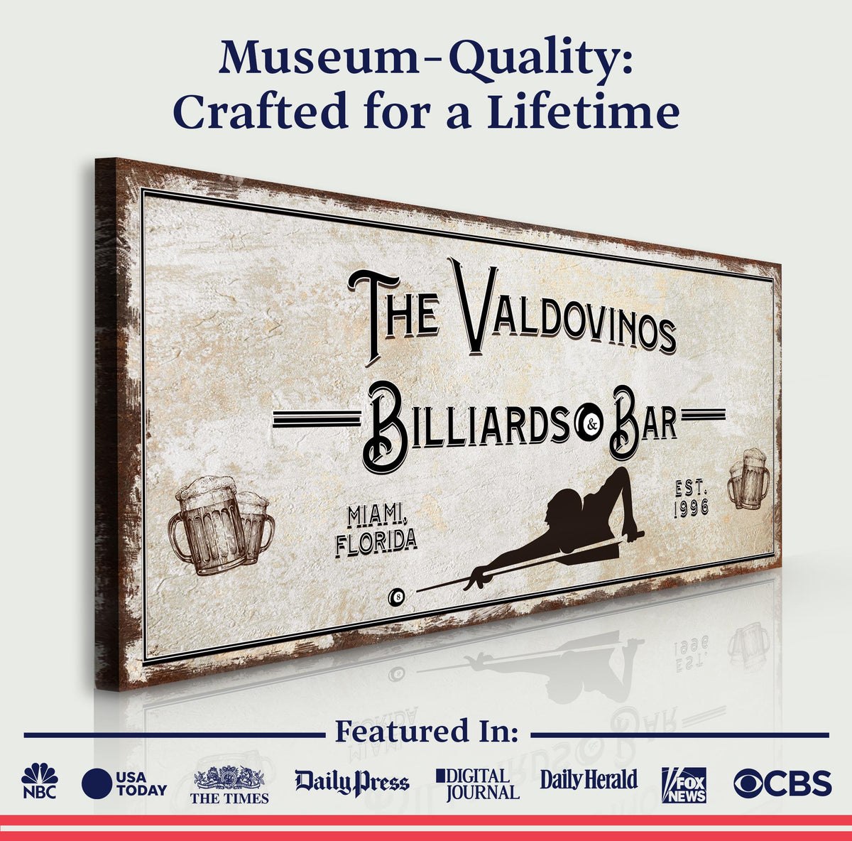 Billiards And Bar Sign II
