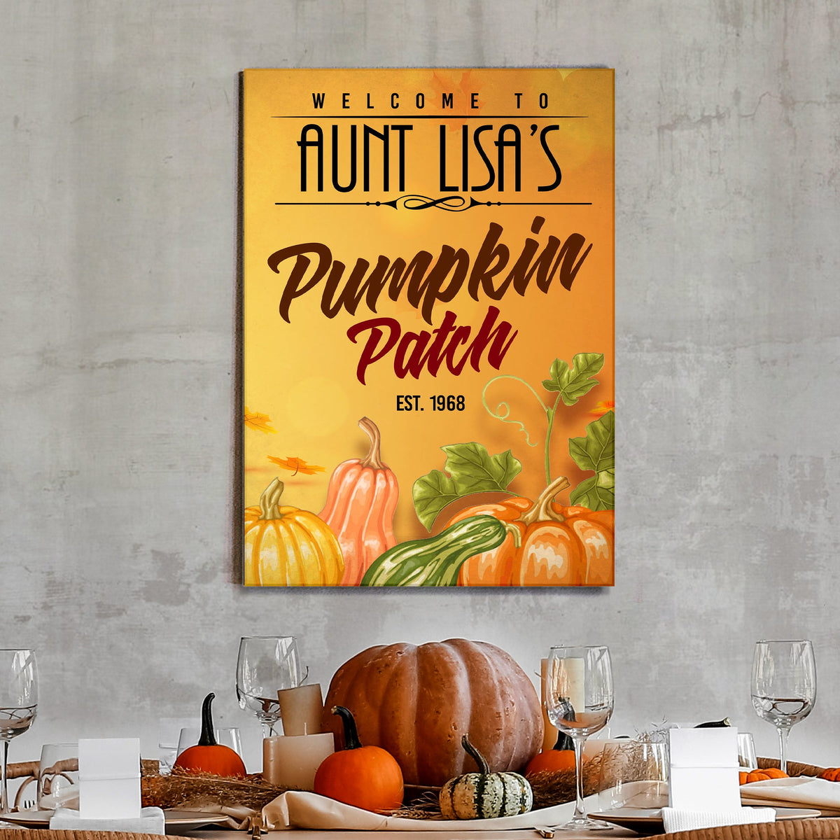 Pumpkin Patch Sign VII