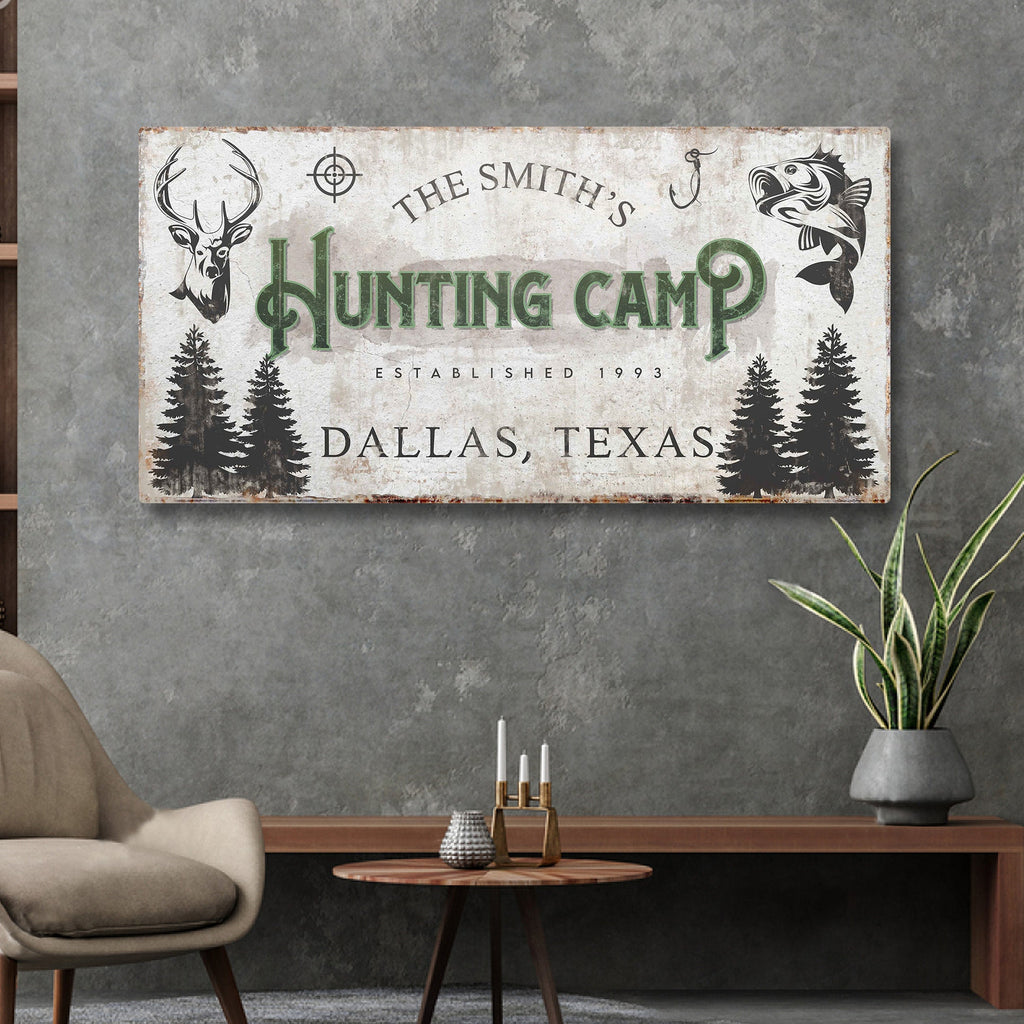 Fishing And Hunting Sign