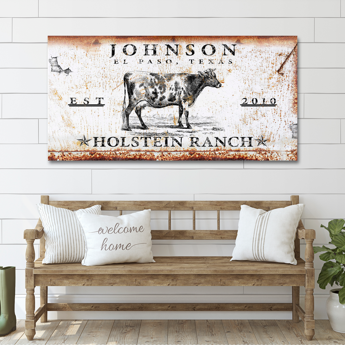 Holstein Ranch Sign