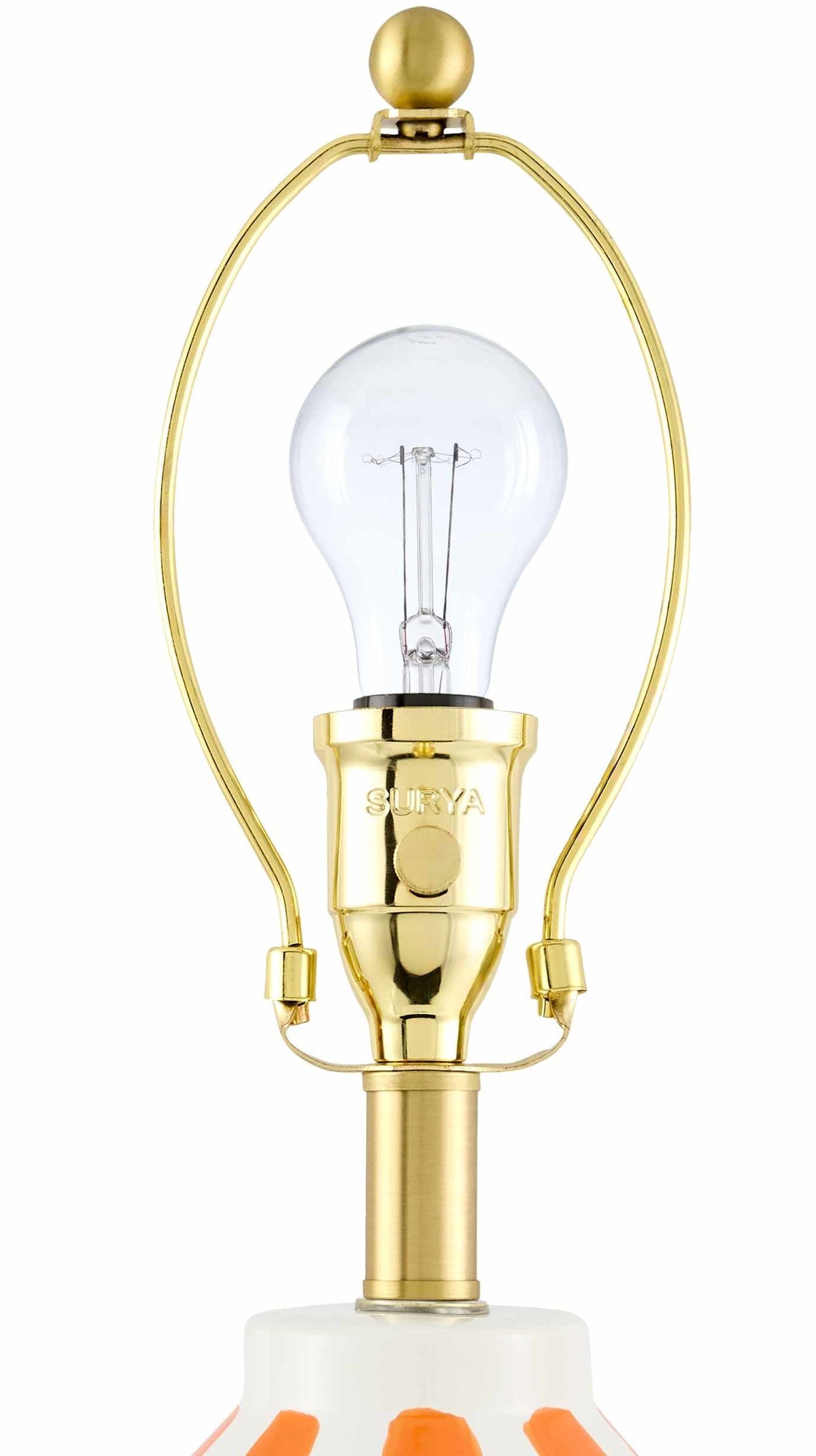 Isbergues Orange Table Lamp
