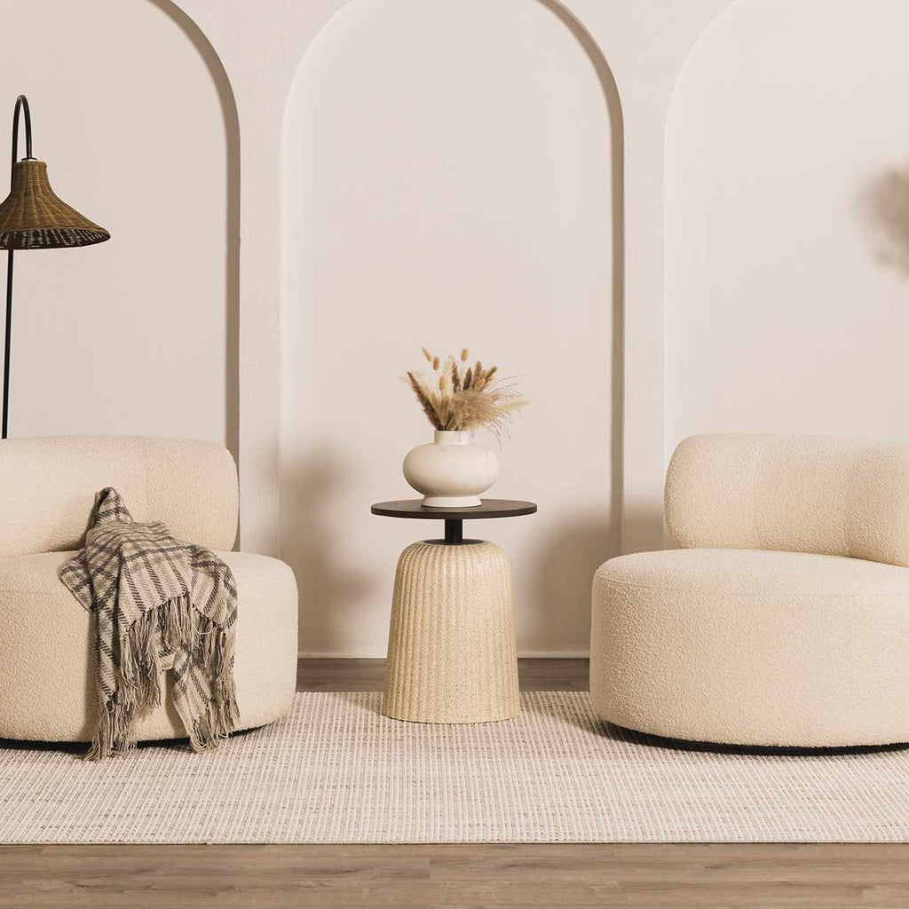 Gowan Cream Area Rug