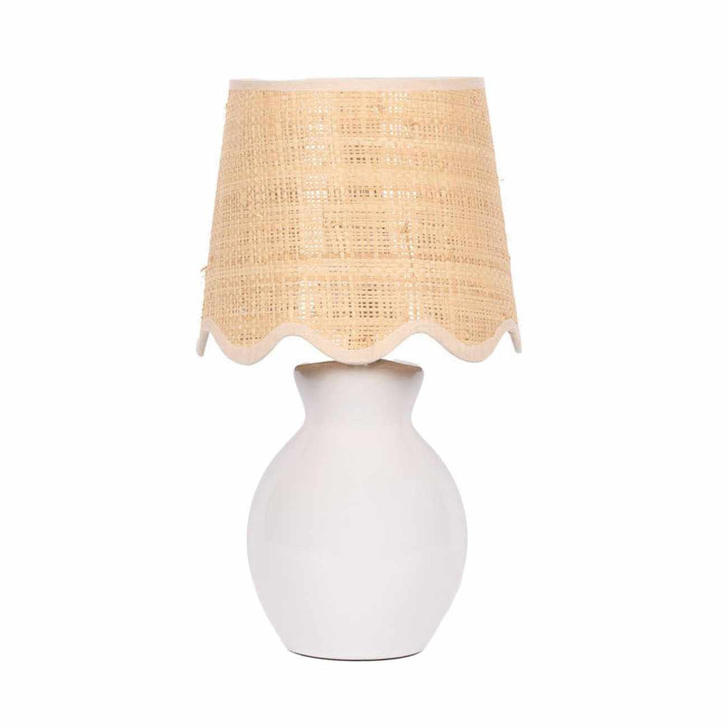 Salgareda White Ceramic Table Lamp