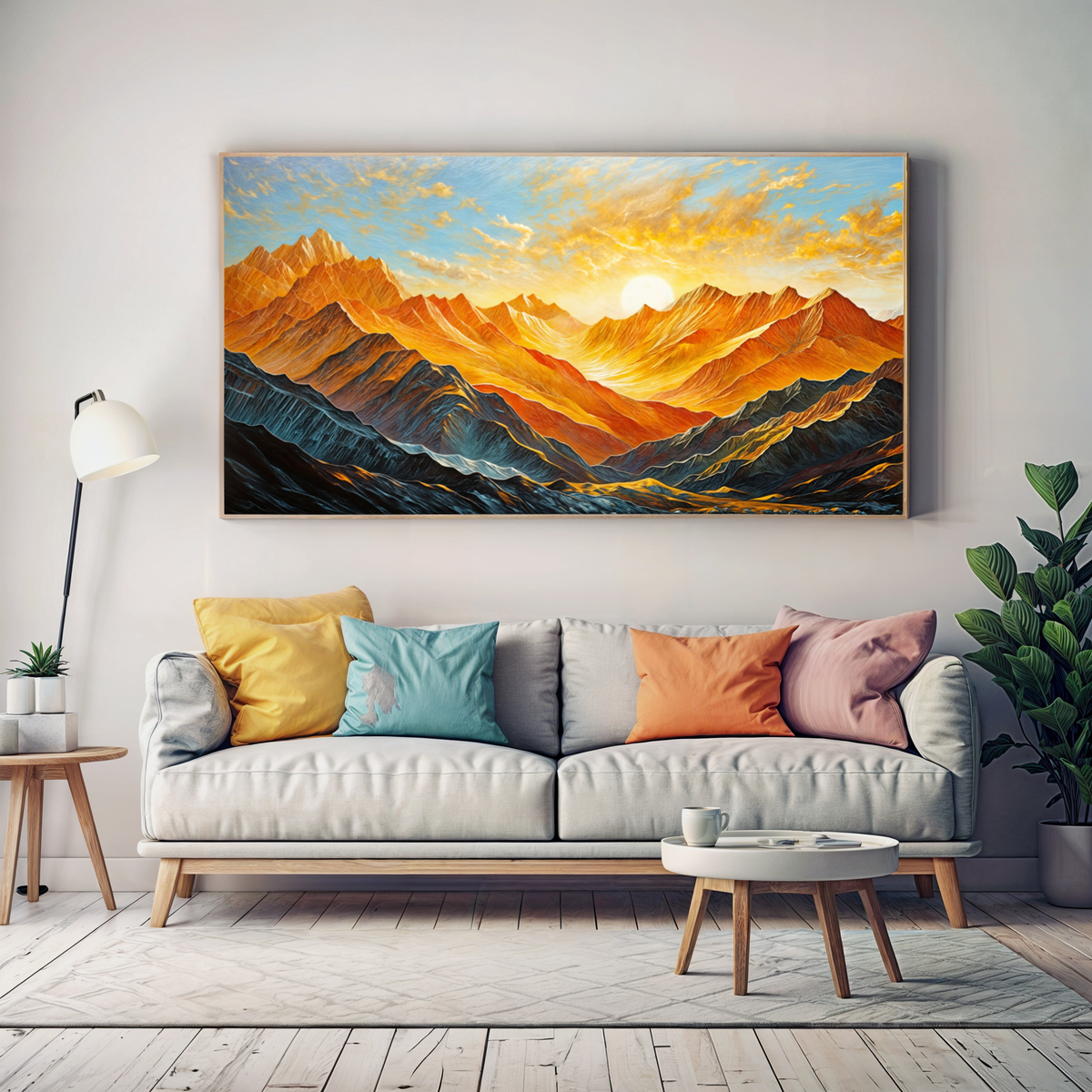Canvas Print: "Sunset Surge"