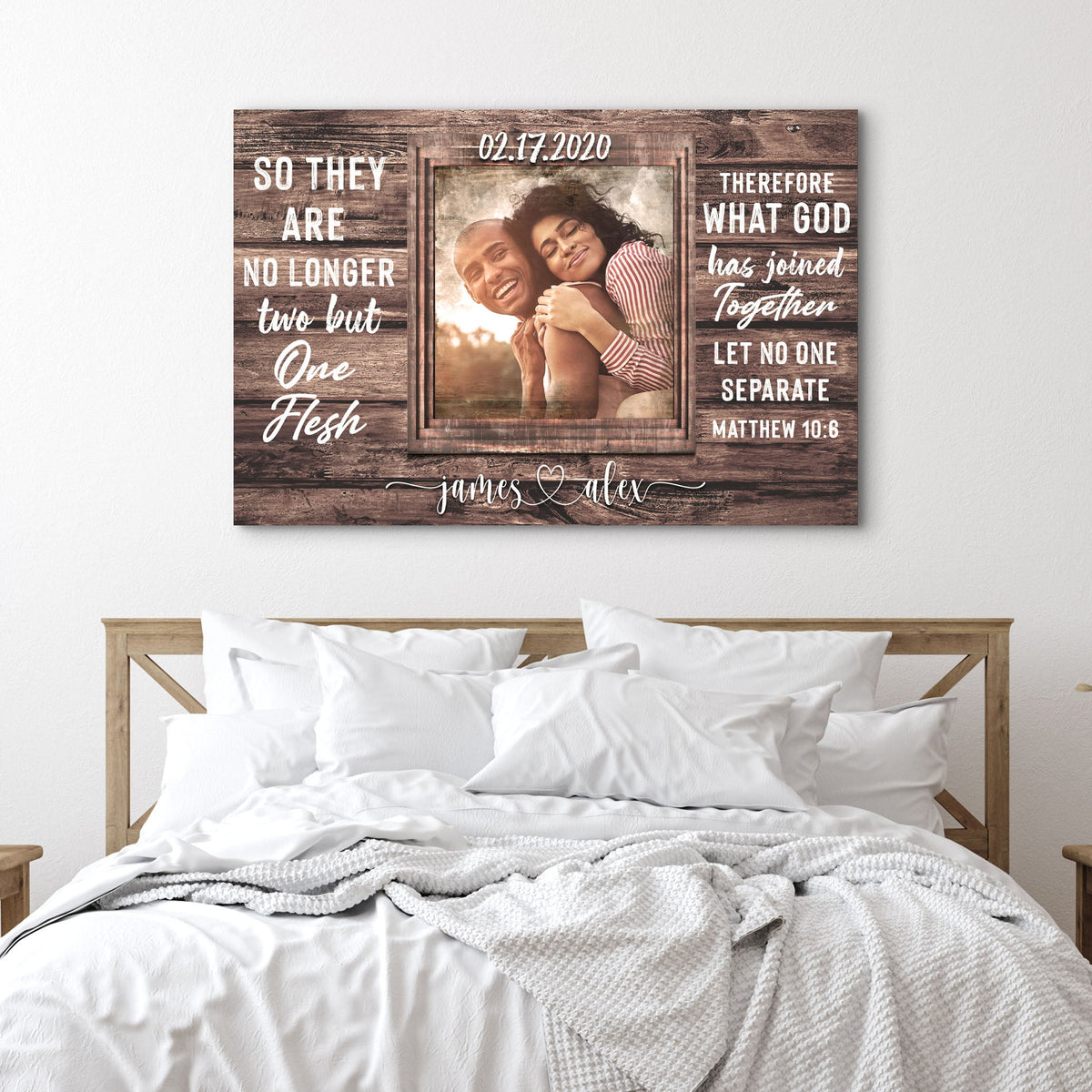 Matthew 19:6 - What God Has Joined Together Let No One Separate Sign II
