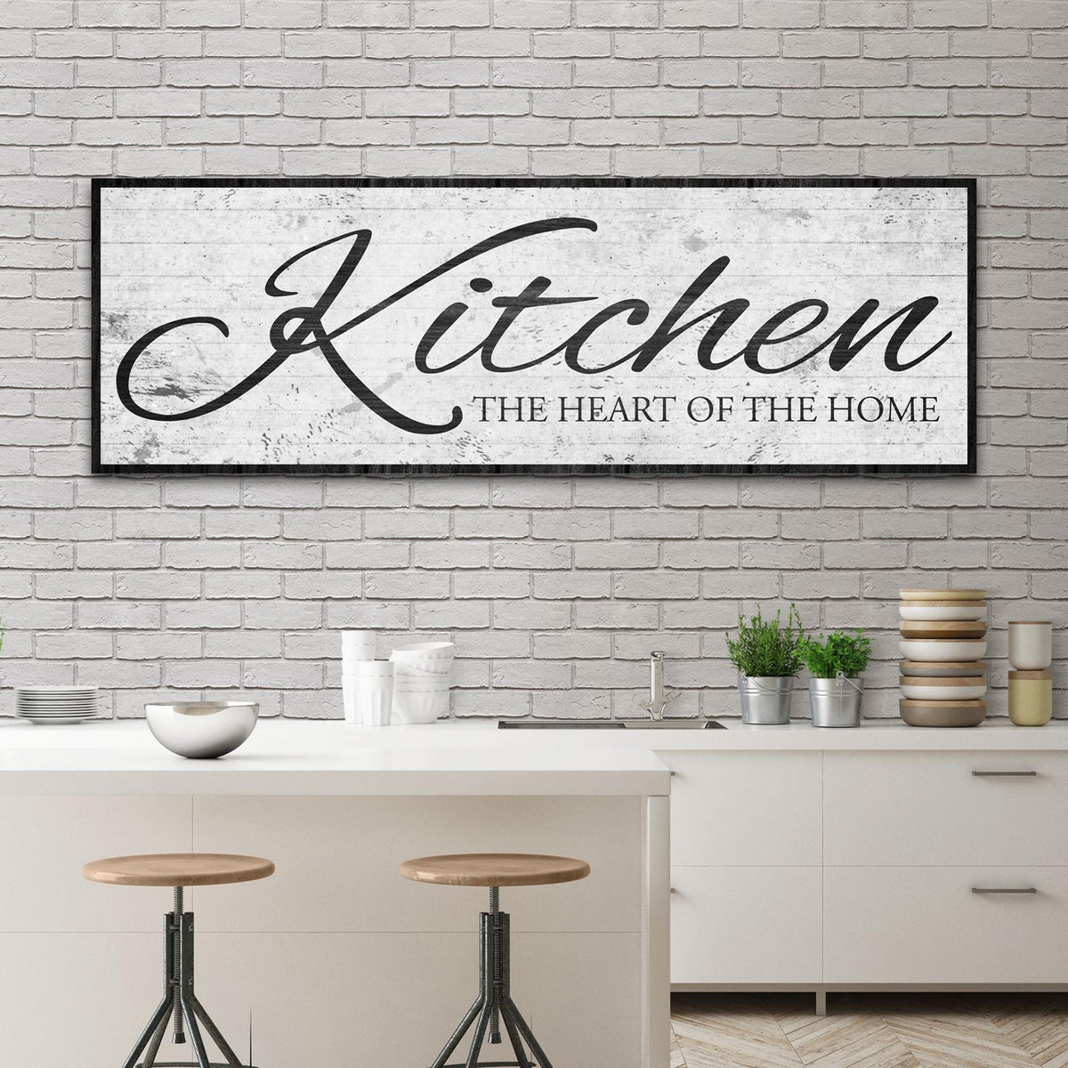 Kitchen Is The Heart Of The Home Sign II