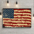 American Flag Canvas Wall Art