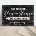 May The Lord Bless This House And All Who Enter Sign