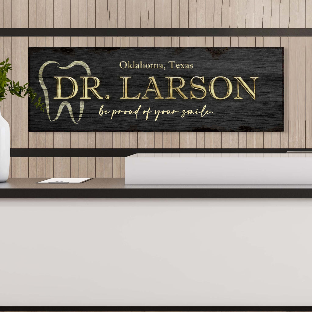Dentist Name Sign