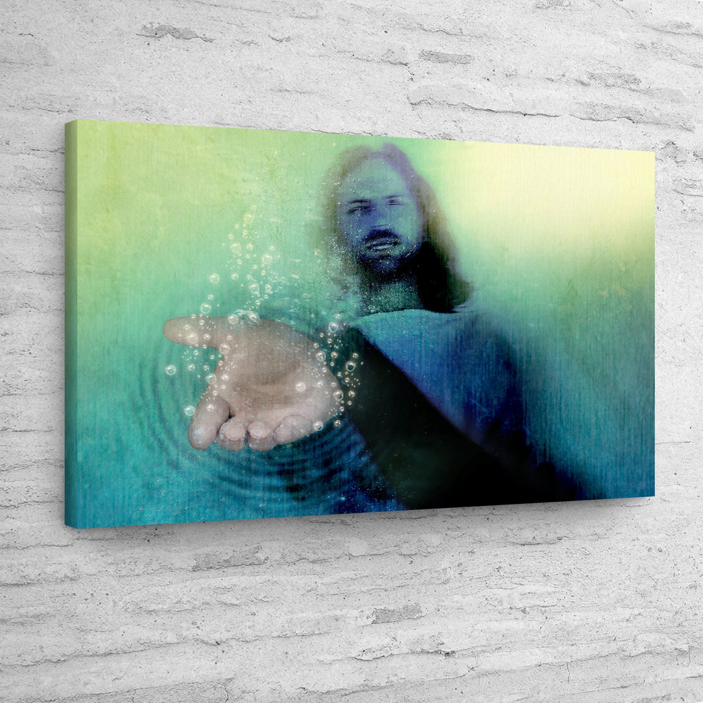 Walk With Jesus In Faith Canvas Wall Art