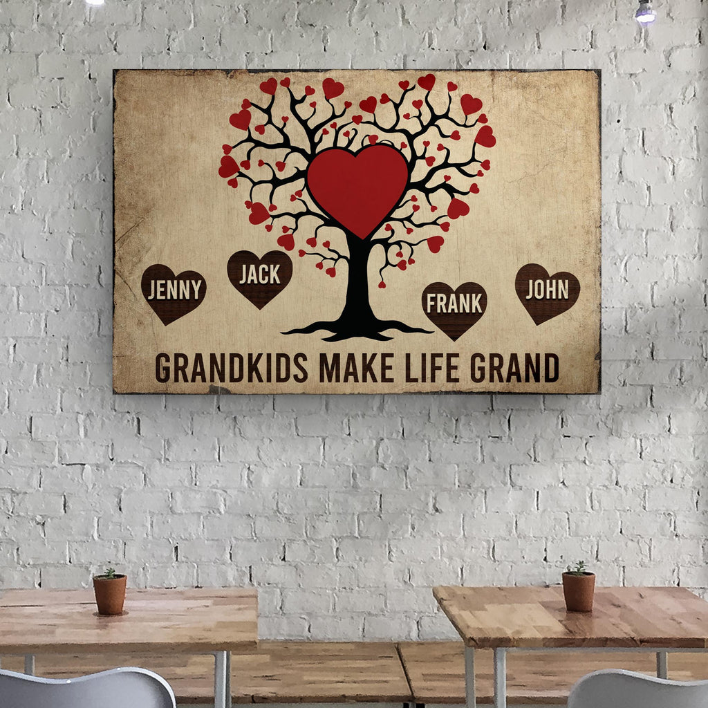 Grandkids Make Life Grand Sign