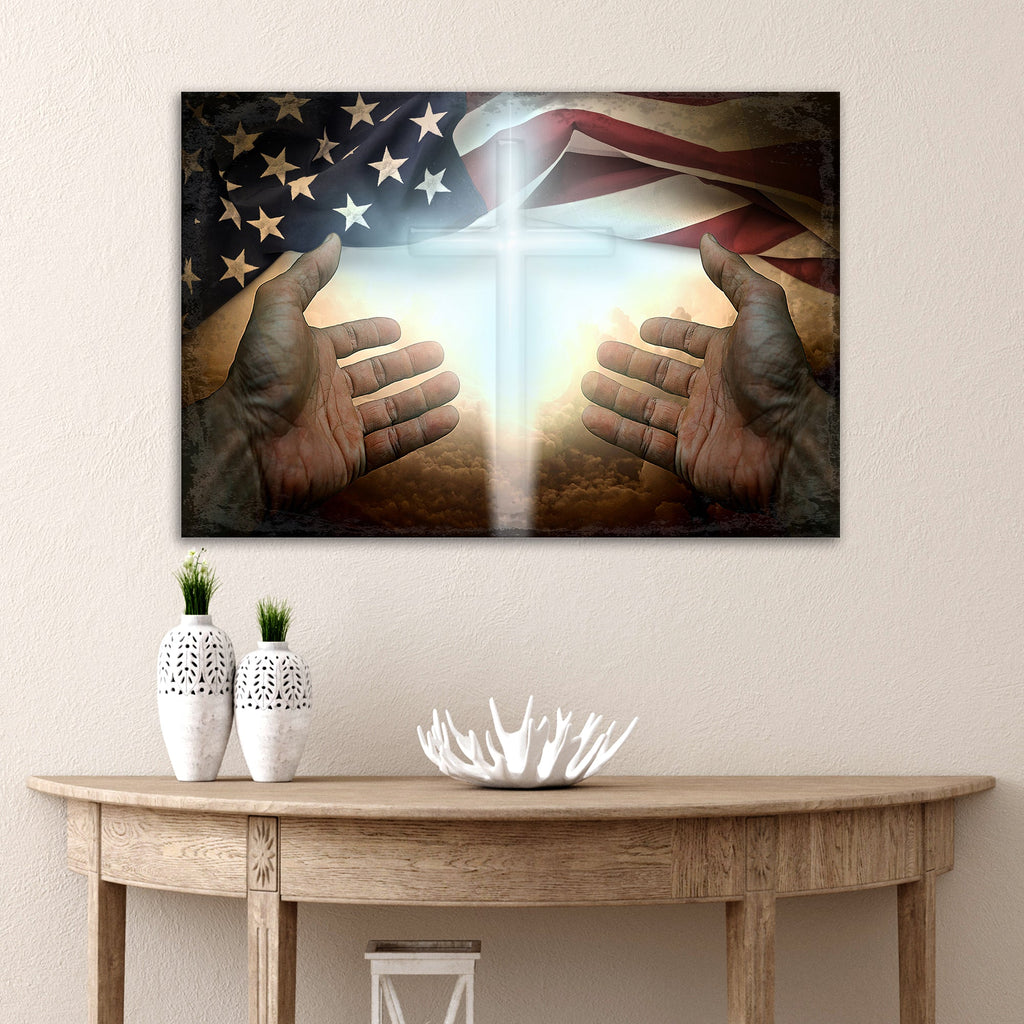 American Faith Canvas Wall Art