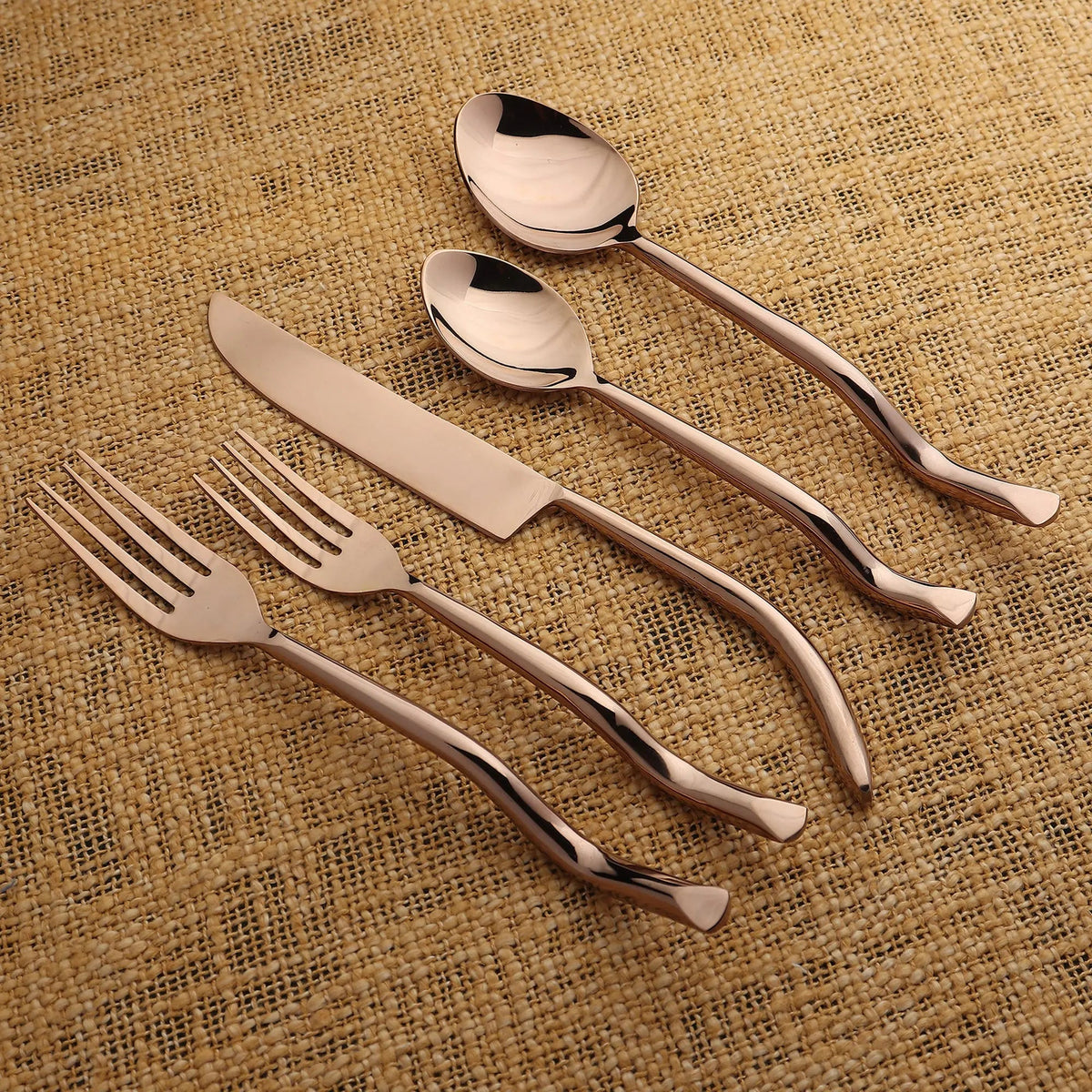 Twig PVD 5 Pc. Flatware Set