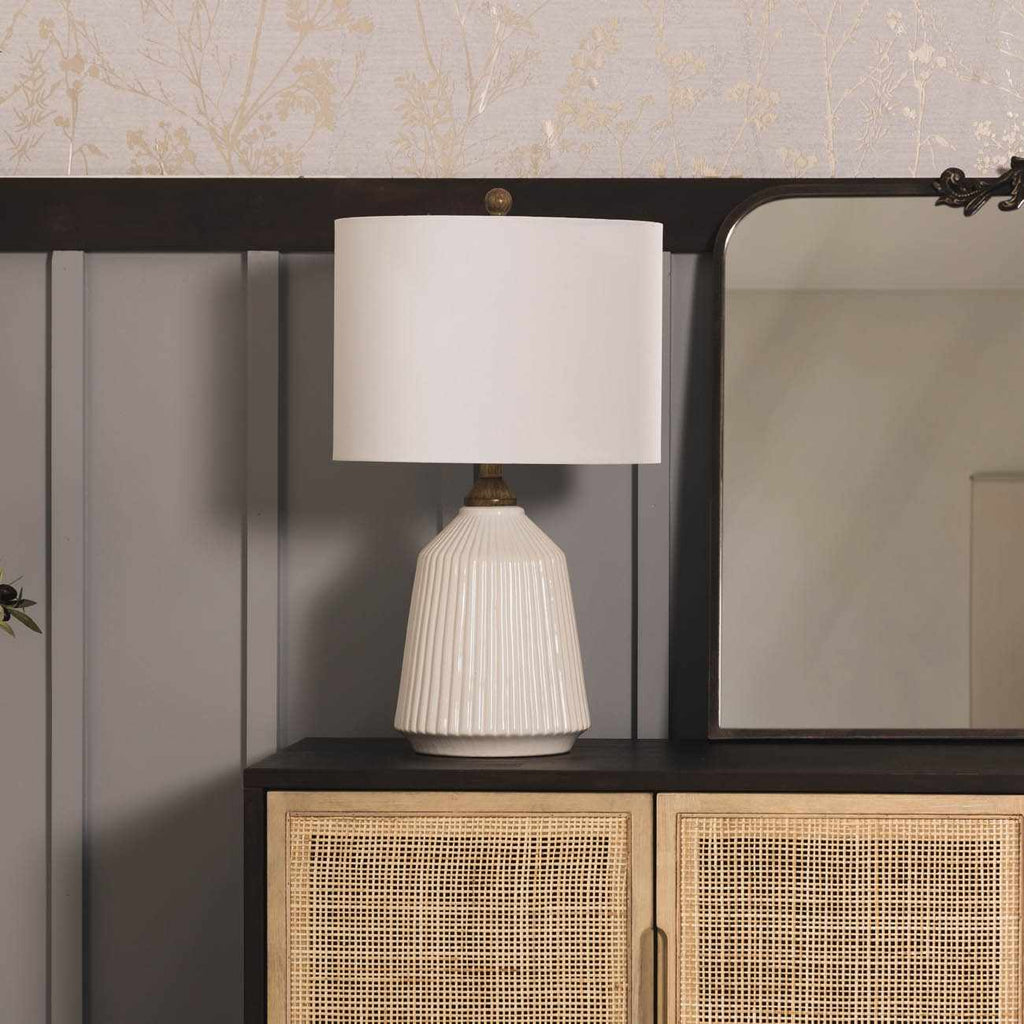 Tramutola White Table Lamp