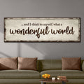What A Wonderful World Sign III