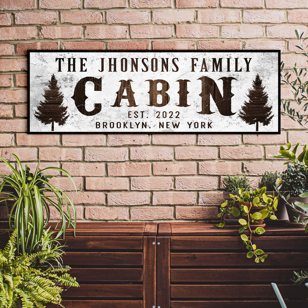 Family Cabin Sign II