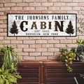 Family Cabin Sign II