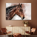 Horse Watercolor Canvas Wall Art