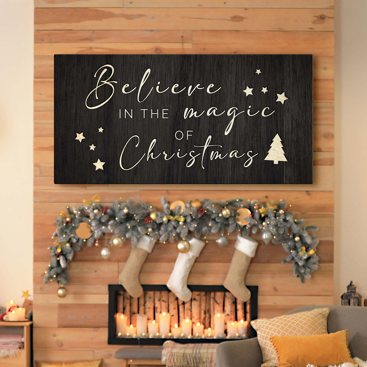 Believe In The Magic Of Christmas Sign II