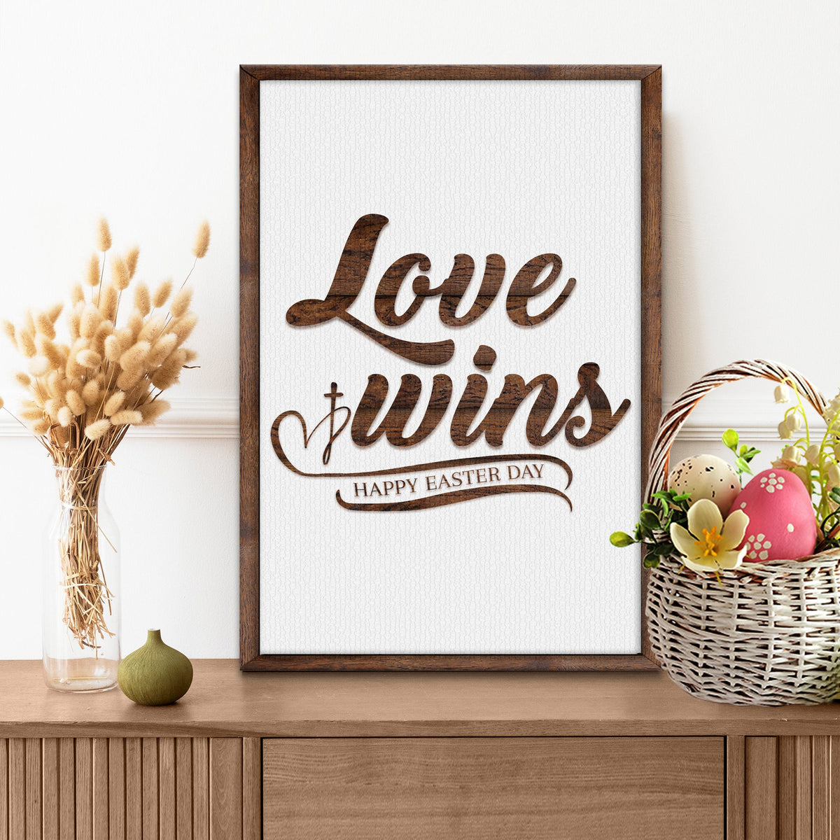 Easter Love Wins Sign