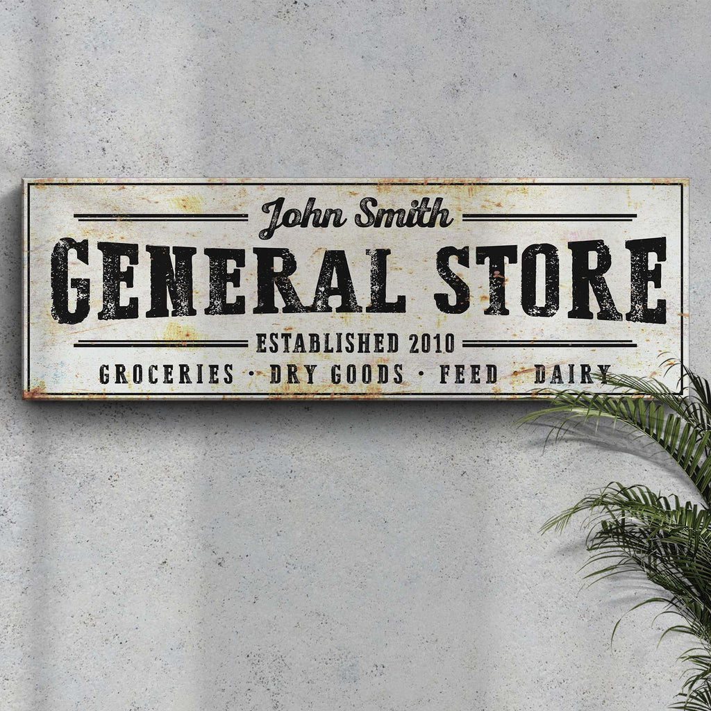 Rustic General Store Sign
