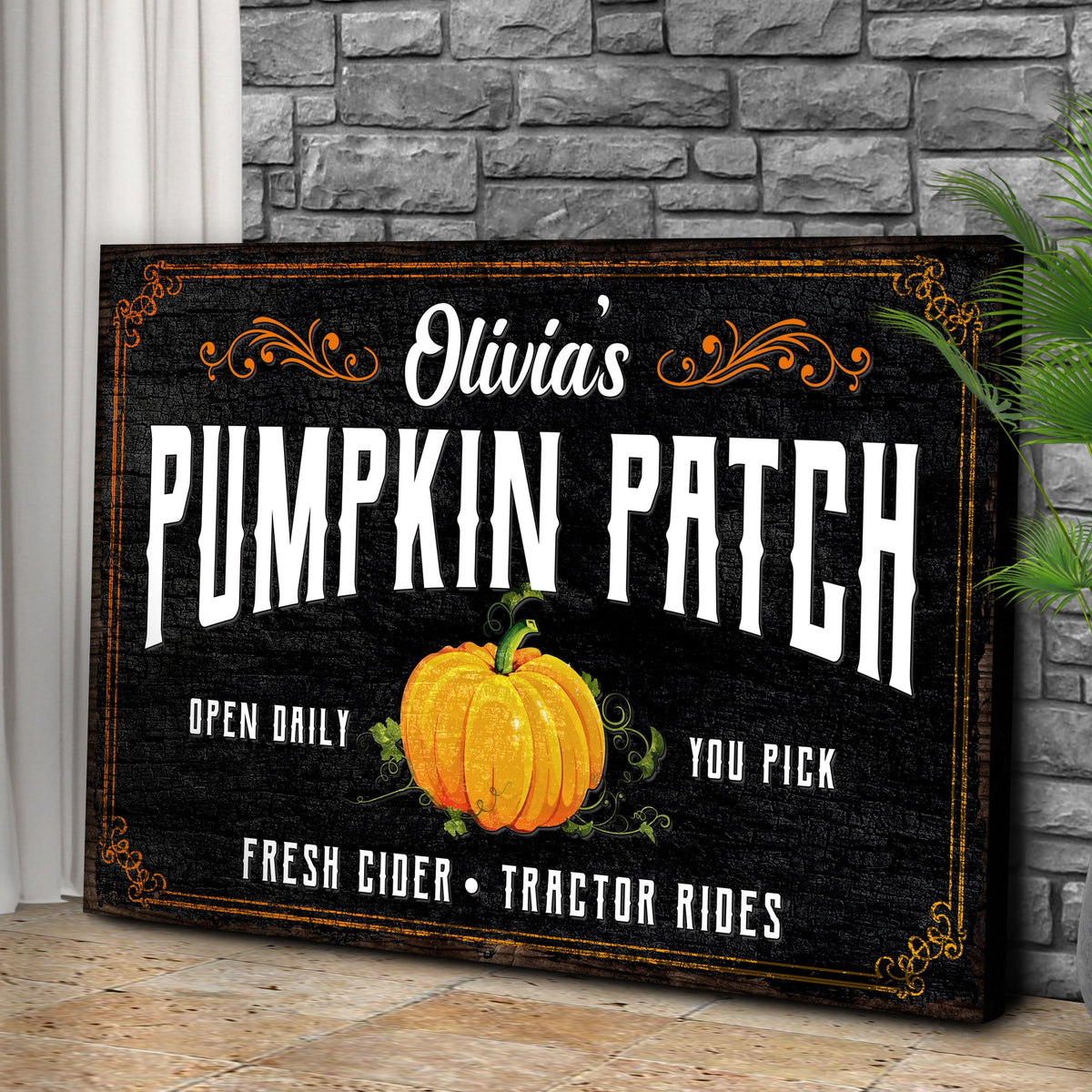 Pumpkin Patch Sign IV