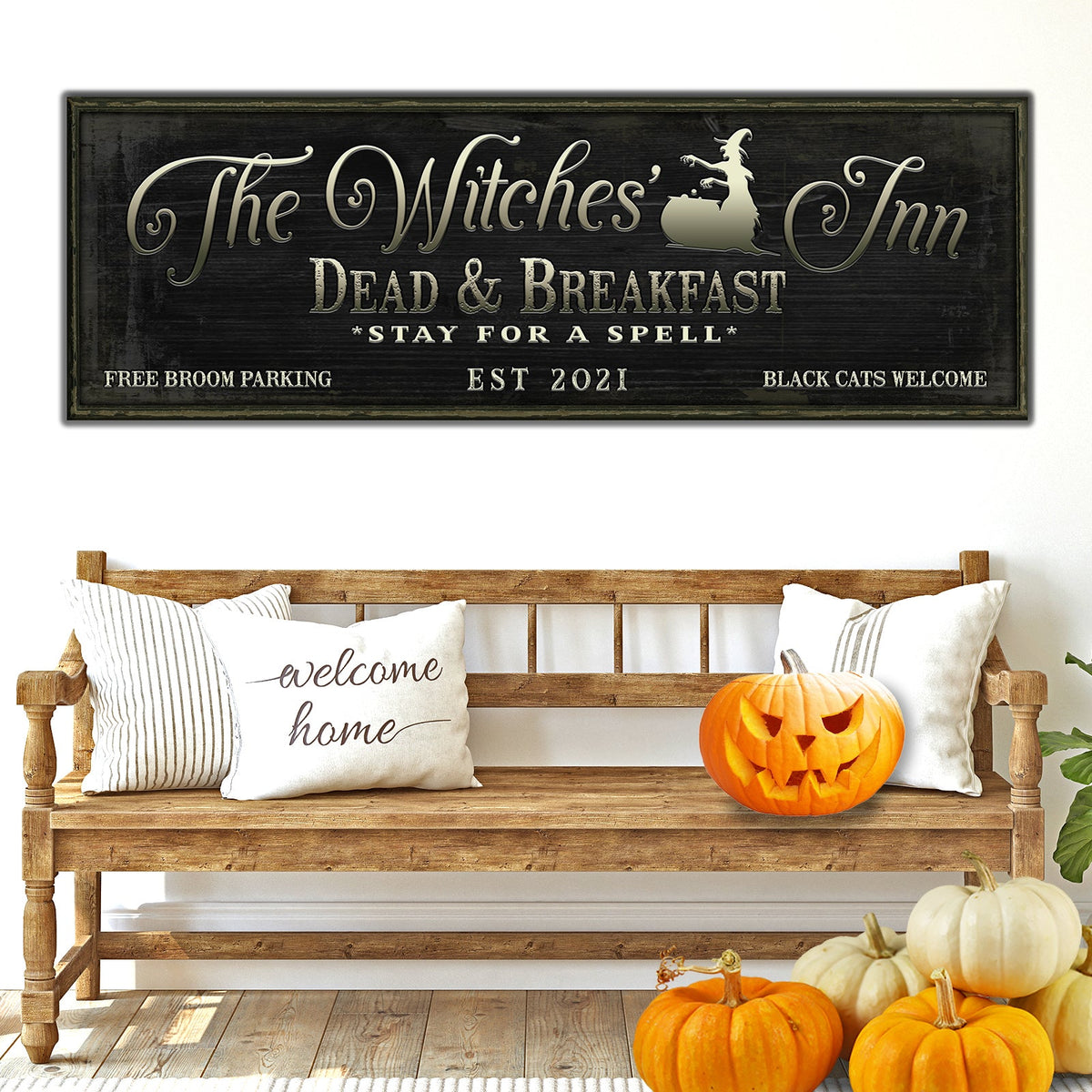 The Witches Inn Sign