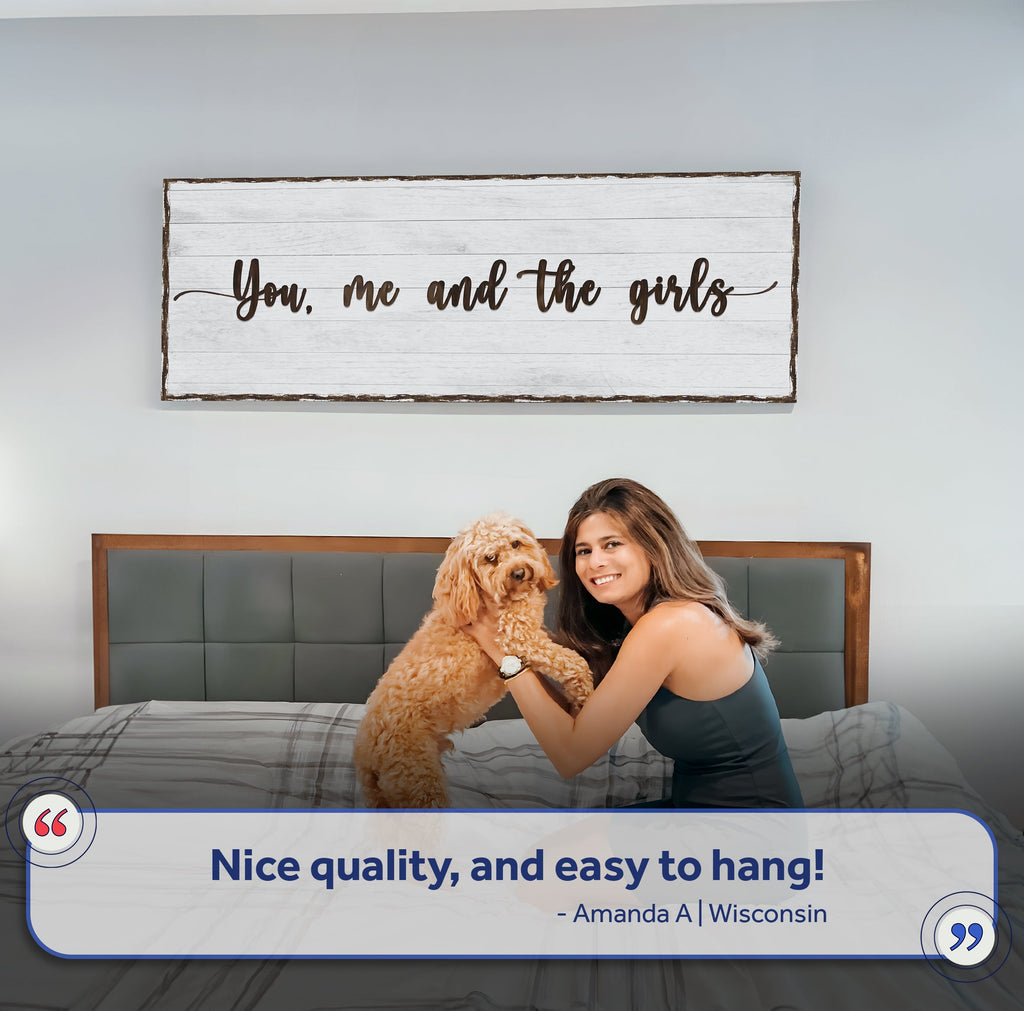 You, Me, And The Girls Sign