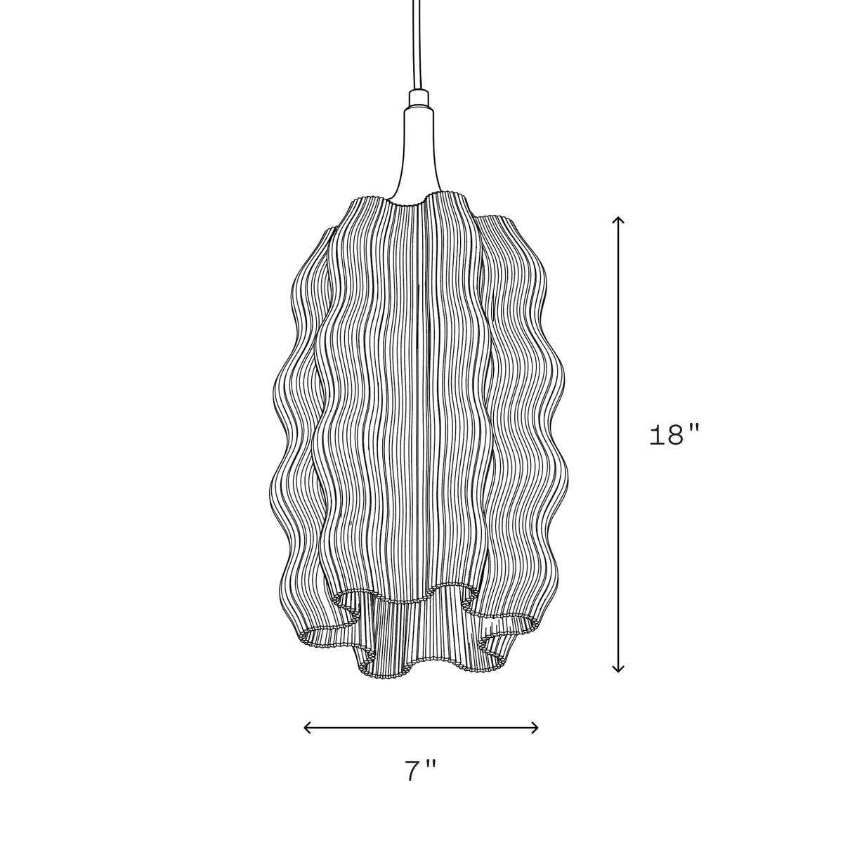 Wavy Pendant