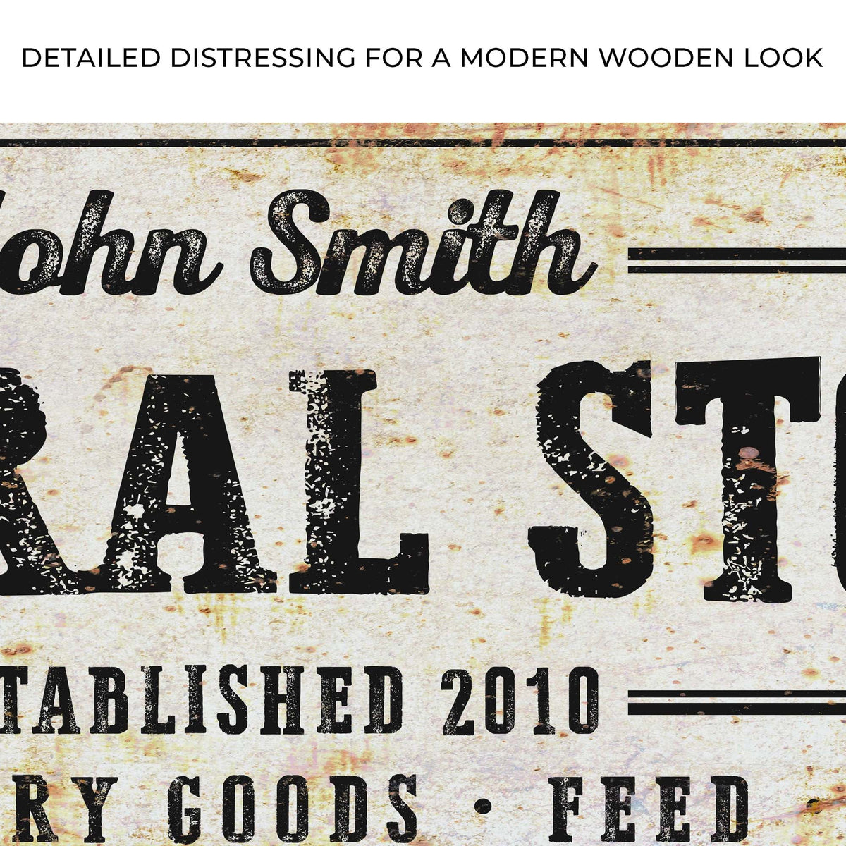 Rustic General Store Sign