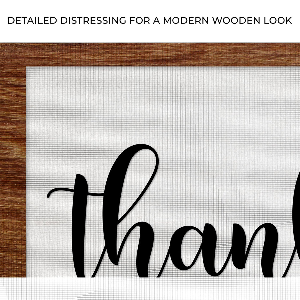 Thankful And Blessed Sign