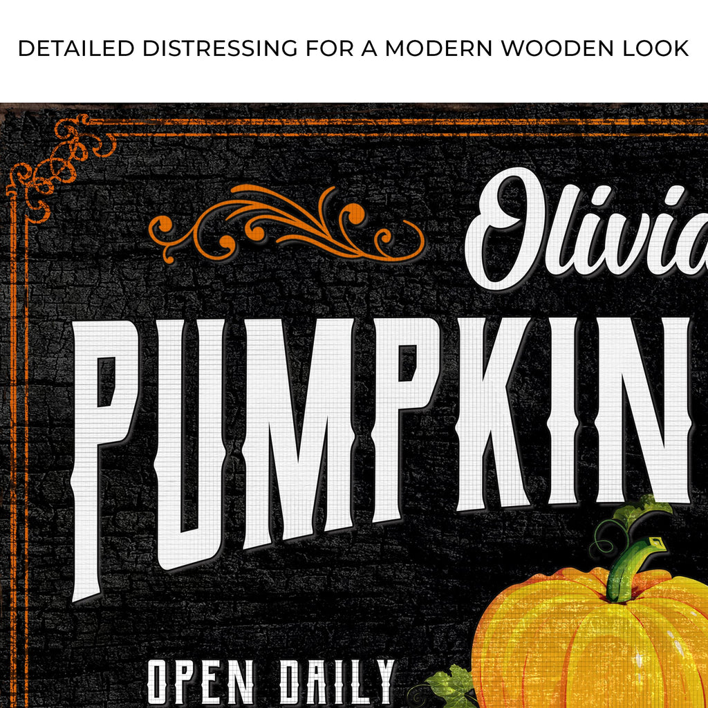 Pumpkin Patch Sign IV