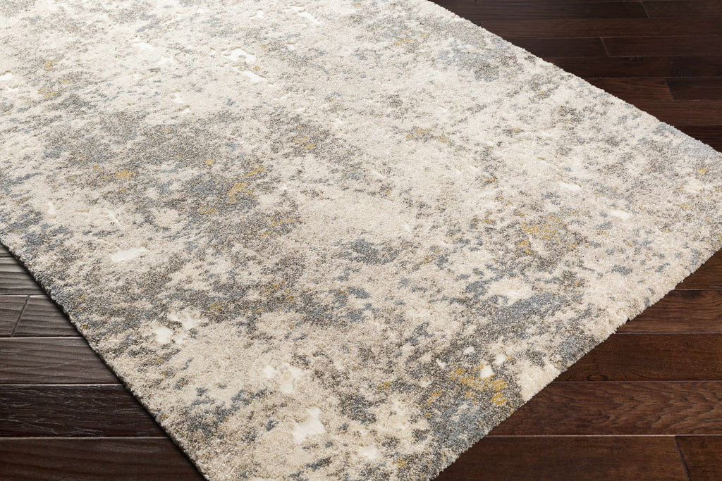 Alabaster Abstract Thick Luxe Rug
