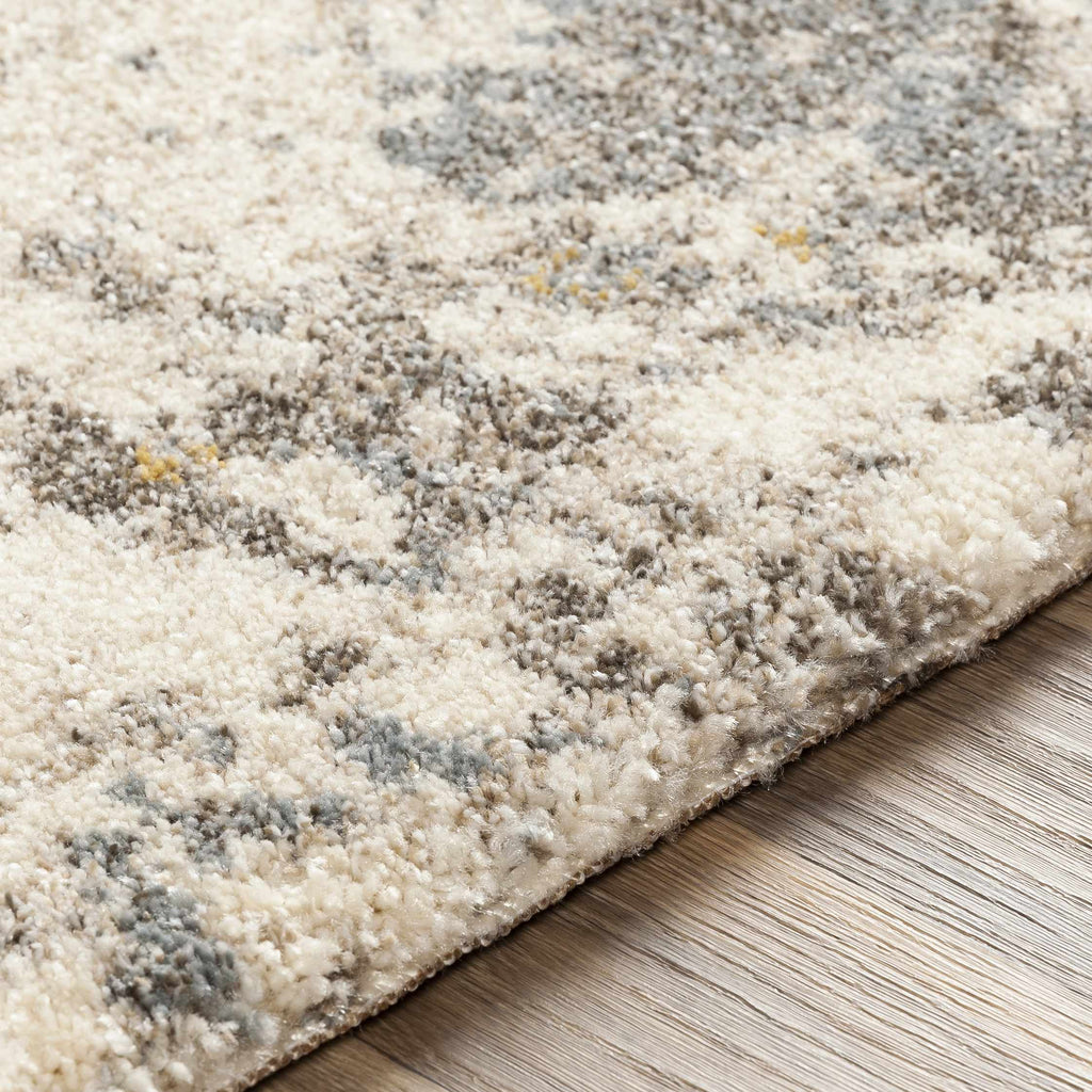 Alabaster Abstract Thick Luxe Rug