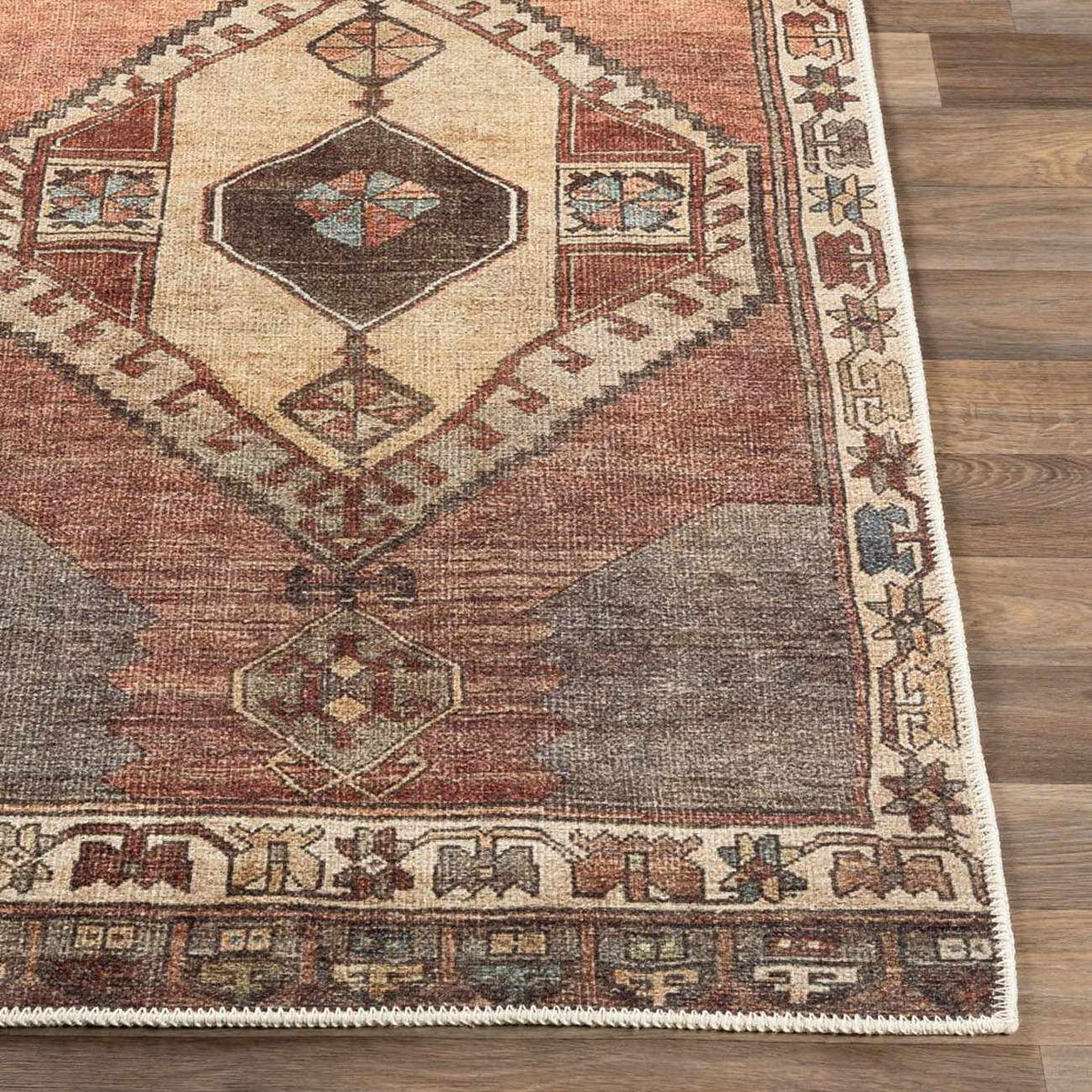 Medinah Washable Runner Rug
