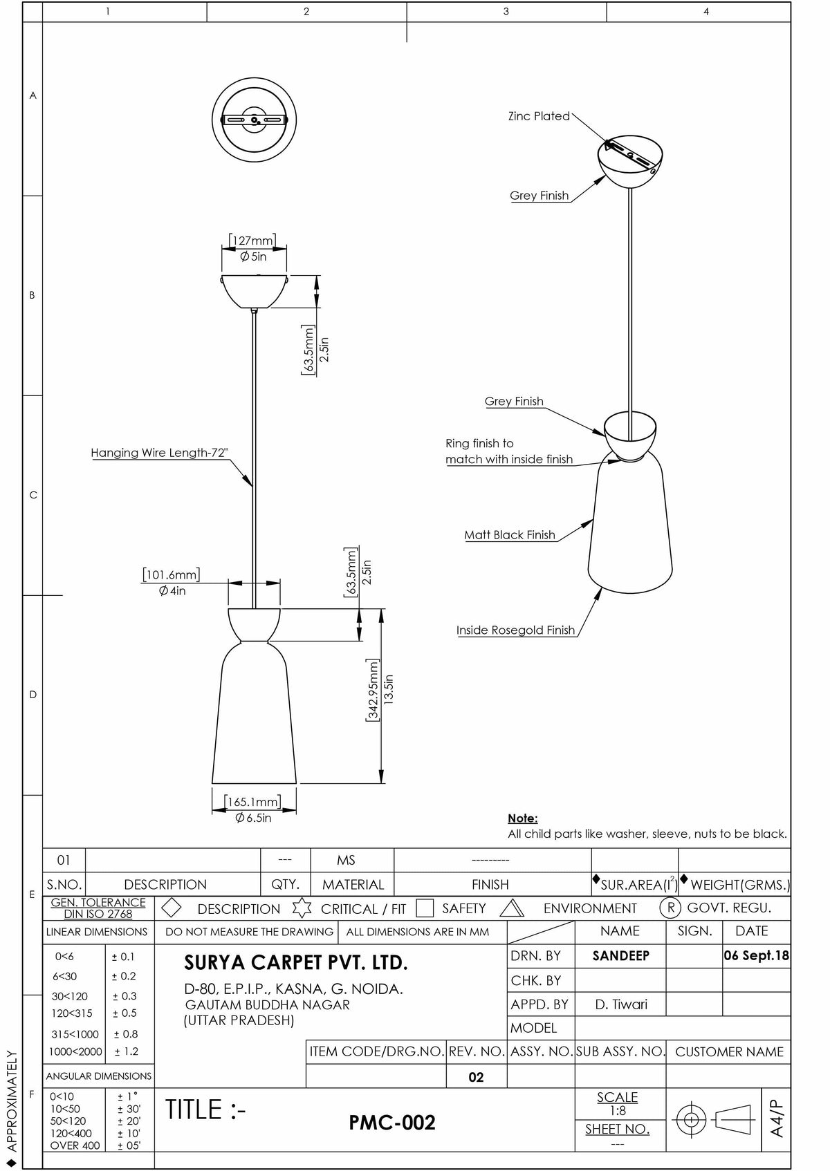 Ballard Ceiling Light - Clearance