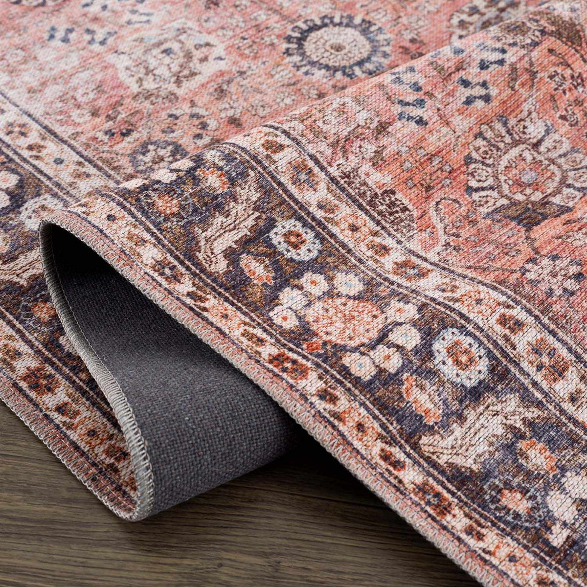 Ganyangan Red Washable Rug