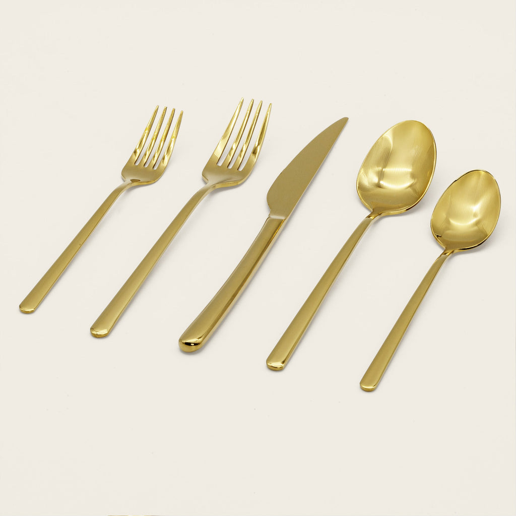 Emilia Mirror 20-Piece Flatware Set