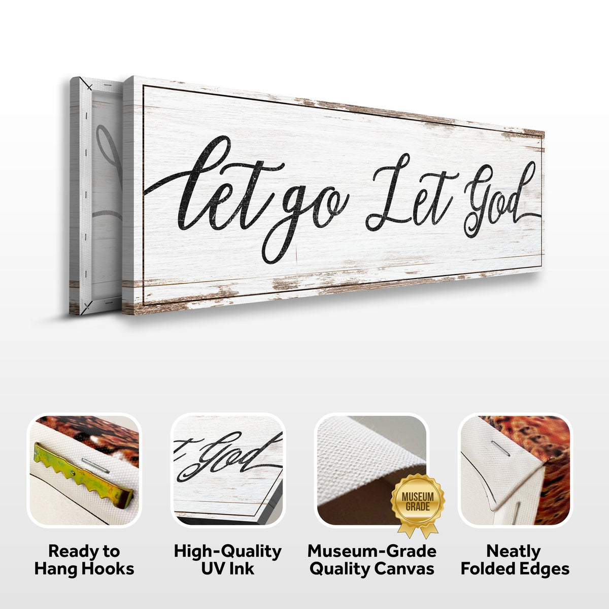 Let Go Let God Faith Sign IV