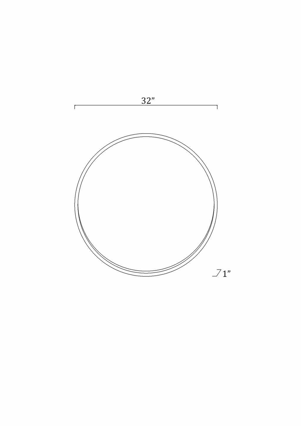 Guindarohan Gold Frame Round Mirror