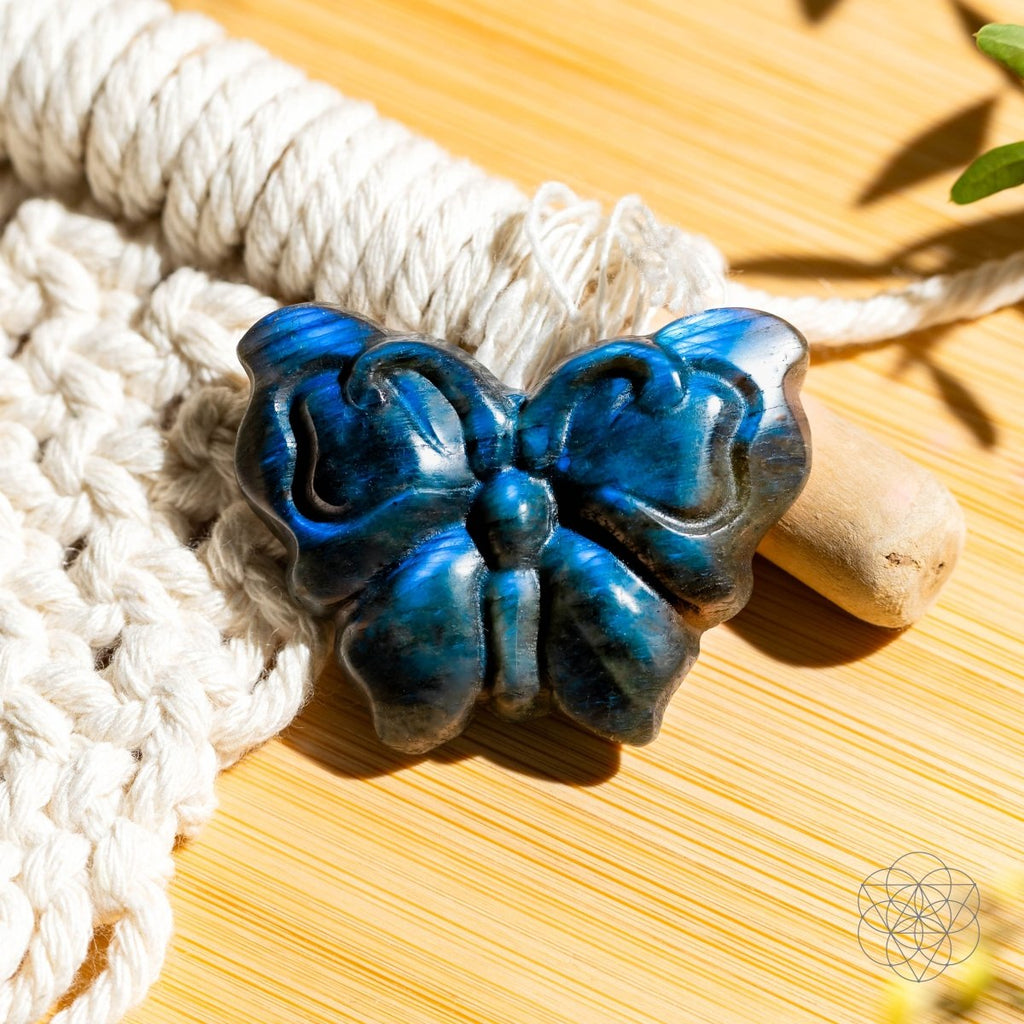 I Am Reborn - Labradorite Carving of Transformation
