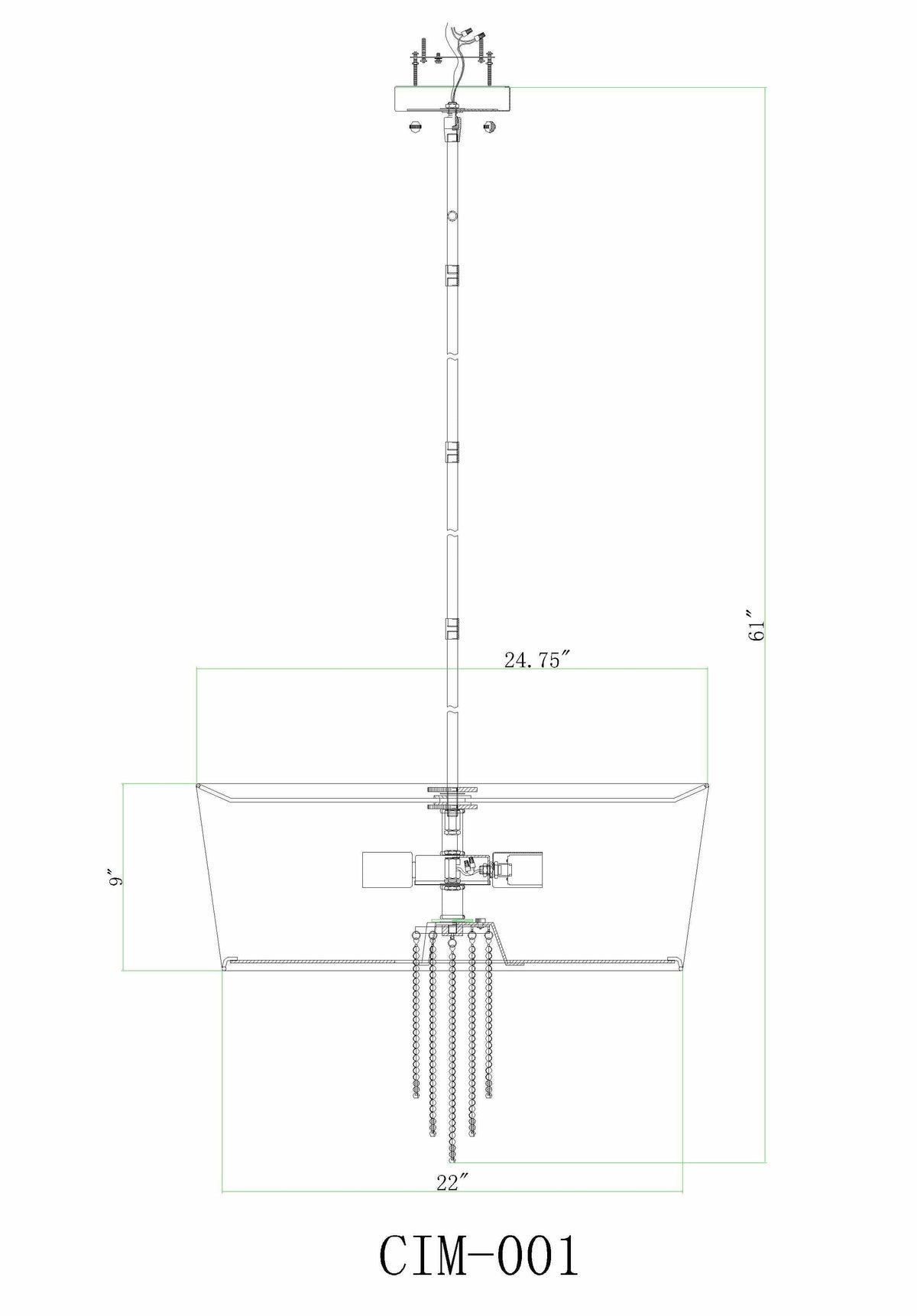 Jindalee Ceiling Light - Clearance