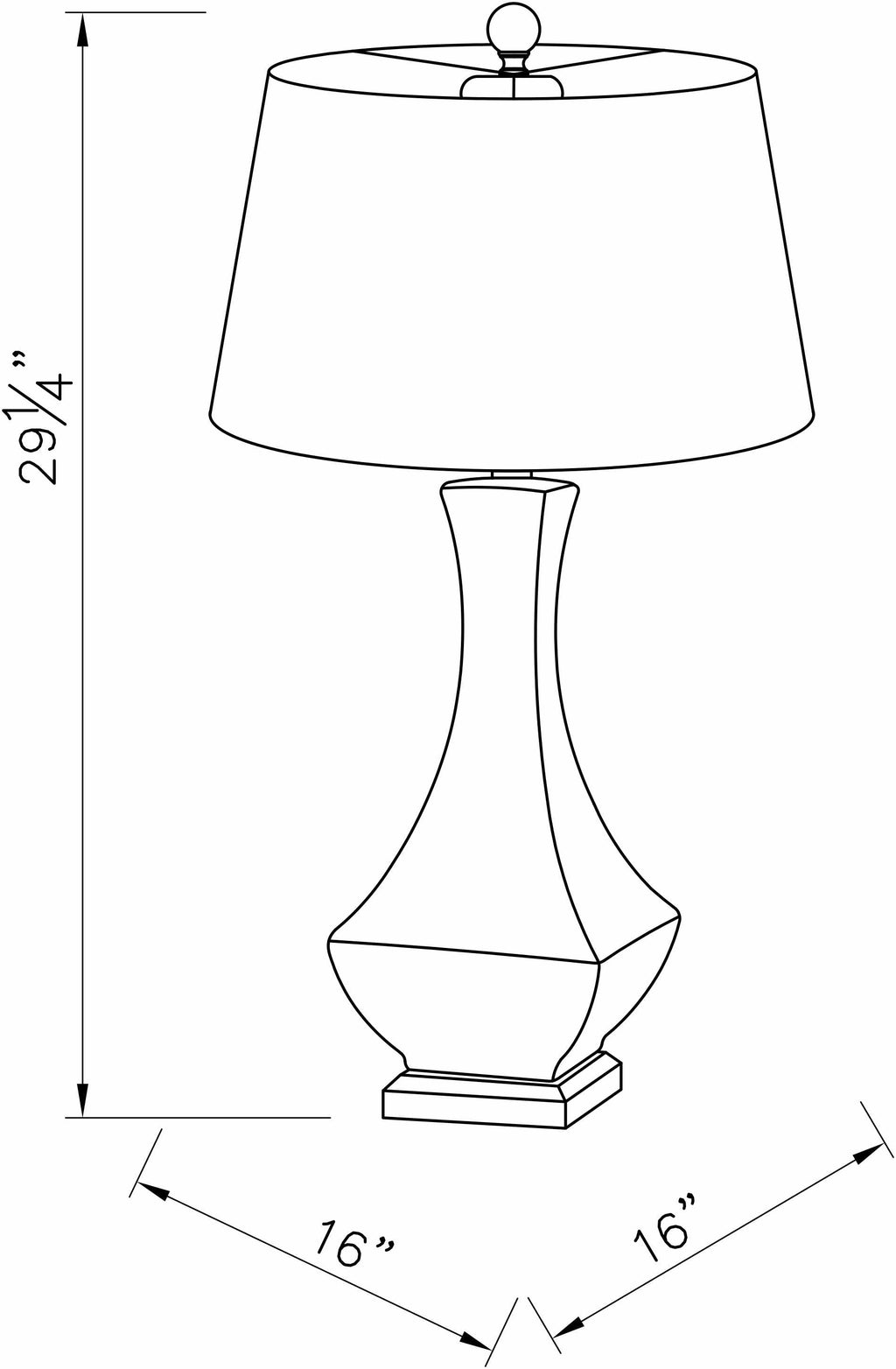 Kalilangan Gray Ceramic Table Lamp